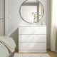 IKEA MALM Chest of 3 Drawers 80x78cm, White