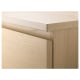 IKEA MALM Chest of 6 Drawers 80x123cm White stained oak veneer