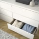 IKEA MALM Chest of 6 Drawers 160x78cm, White