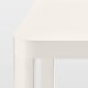 IKEA TINGBY Side table on castors 50x50cm White