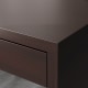 IKEA MICKE Desk 142x50cm, Black-brown