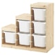 IKEA TROFAST Storage Combination 94x44cm Pine White