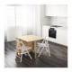 IKEA NORDEN NORDMYRA Table Birch, with 2 Chairs, White Birch