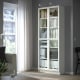 IKEA BILLY/OXBERG Bookcase With Glass Door, 80x30x202cm, White