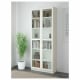 IKEA BILLY Bookcase with Glass Doors 80x30x202cm, White