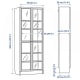 IKEA BILLY/OXBERG Bookcase With Glass Door, 80x30x202cm, White