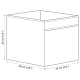 IKEA DRONA Box 33x38x33cm White