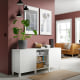 (Besta Part)IKEA BESTA Storage Sideboard combination with doors 180x40x74cm Lappviken white