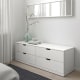 IKEA NORDLI Chest of 4 Drawers 160x54cm, White