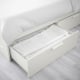 IKEA BRIMNES Bed Frame with Storage 150x200cm, White