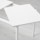 IKEA VANGSTA Extendable Table, White, 120/180x75x73 cm