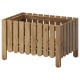 IKEA ASKHOLMEN Flower Box, 62x39x38cm, Light Brown Stained