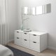 (Nordli Part)IKEA NORDLI Chest of 6 Drawers 120x54cm White