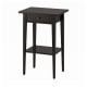 IKEA HEMNES Bedside table 46x35cm Black-brown