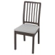 IKEA EKEDALEN Chair, dark brown, Orrsta light grey