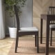 IKEA EKEDALEN Chair, dark brown, Orrsta light grey