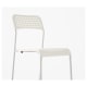 IKEA ADDE Chair 39x47x77cm, White