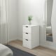 (Nordli Part)IKEA NORDLI Chest of 3 drawers 40x76cm White