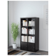 IKEA KALLAX Shelving unit with doors 77x147CM Black-brown