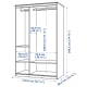 IKEA SONGESAND Wardrobe 120x60x191CM White