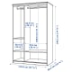 IKEA SONGESAND Wardrobe 120x60x191CM White