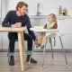 IKEA ANTILOP Highchair with Tray 56x62x90cm, White