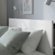 IKEA BRIMNES Small Queen Bed Frame with Storage and Headboard, White & Lonset