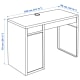 IKEA MICKE Desk 105x50CM White, Light Turquoise