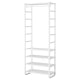 IKEA ELVARLI Wardrobe combination, white, 84x51x216 cm