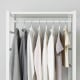 IKEA ELVARLI Wardrobe combination, white, 84x51x216 cm