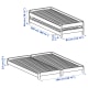 IKEA UTAKER Stackable Bed  80x200cm, Pine