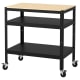 IKEA BROR Trolley 85x55CM Black, Pine Plywood