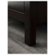 IKEA HEMNES Chest of 2 Drawers 54x66cm, Black-brown