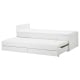 IKEA SLAKT Bed Frame with Underbed and Storage 90x200cm, White