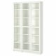 IKEA BILLY / OXBERG Bookcase with Glass Doors, 120x30x202CM, White