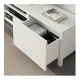 IKEA BESTA TV bench with drawers 180x40x48cm Lappviken White