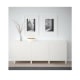 IKEA BESTA Storage combination with doors White, Vassviken/Stubbarp White