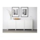 (Besta Part)IKEA BESTA Storage Combination with Doors 180x40x74CM Hanviken White