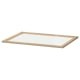 (Pax Part)IKEA KOMPLEMENT Glass Shelf 75x58CM White Stained Oak Effect