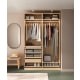 IKEA PAX Wardrobe frame  75x58x201cm White stained oak effect