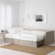 IKEA HOLMSUND Corner sofa-bed, Nordvalla beige