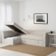 IKEA HOLMSUND Corner sofa-bed, Nordvalla beige