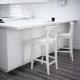 IKEA INGOLF Bar stool with backrest, 63cm
