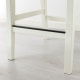 IKEA INGOLF Bar Stool with Backrest 63cm, White