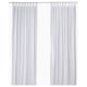 IKEA MATILDA Sheer Curtains 140x250CM WHITE