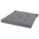 IKEA JUSTINA ChairPad 35/42x40x4.0CM GREY