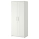 IKEA BRIMNES Wardrobe with 2 doors 78x190CM WHITE