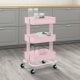 IKEA RASKOG Trolley, 35x45x78 CM, Light Pink