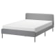 IKEA SLATTUM Upholstered Small Queen Bed Frame