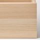 IKEA KOMPLEMENT Drawer 100x58cm White Stained Oak Effect